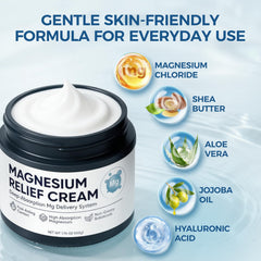 Nichalous cream applied to the neck showing fast-absorption formula.