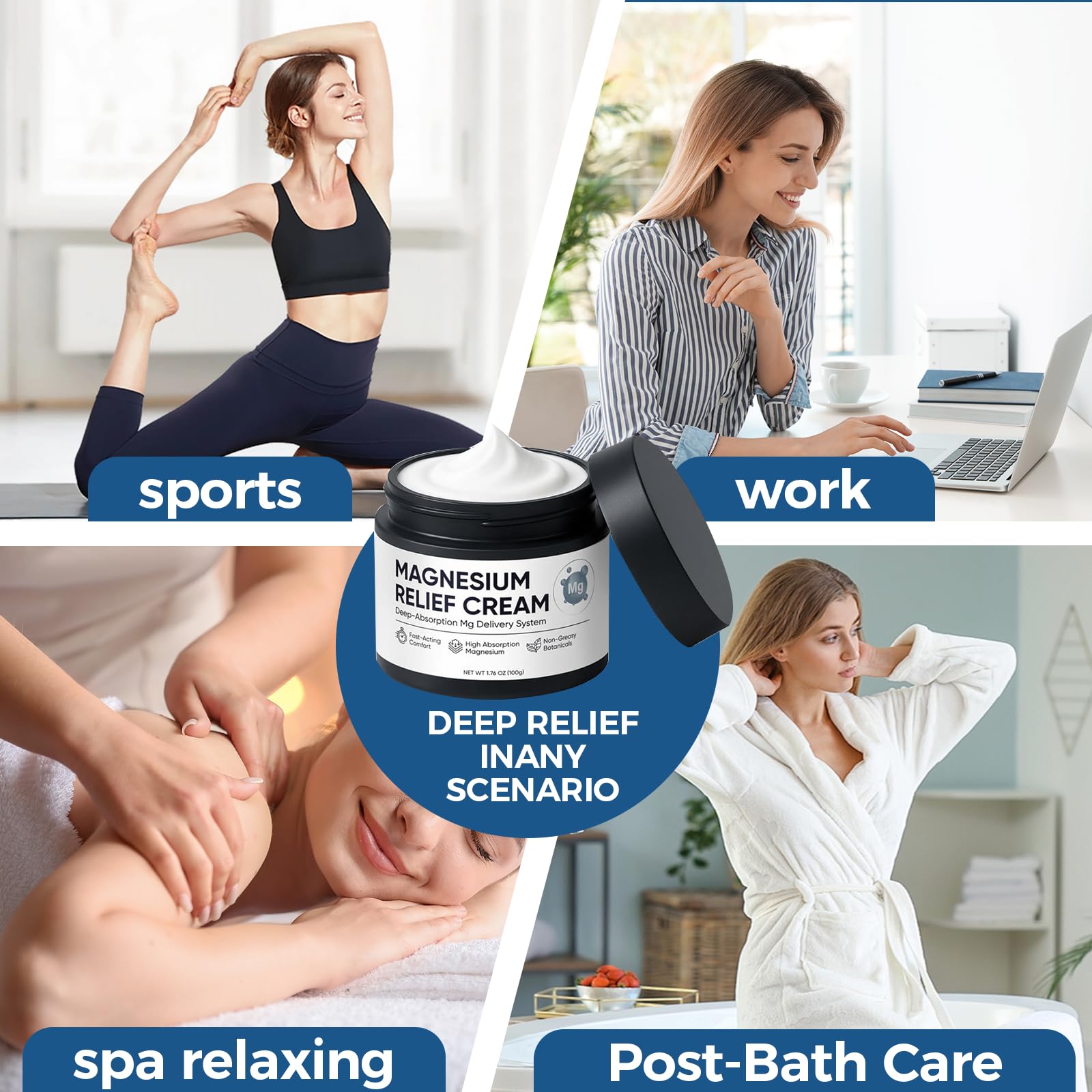 Compact travel-size Nichalous cream ideal for gym bag or carry-on.