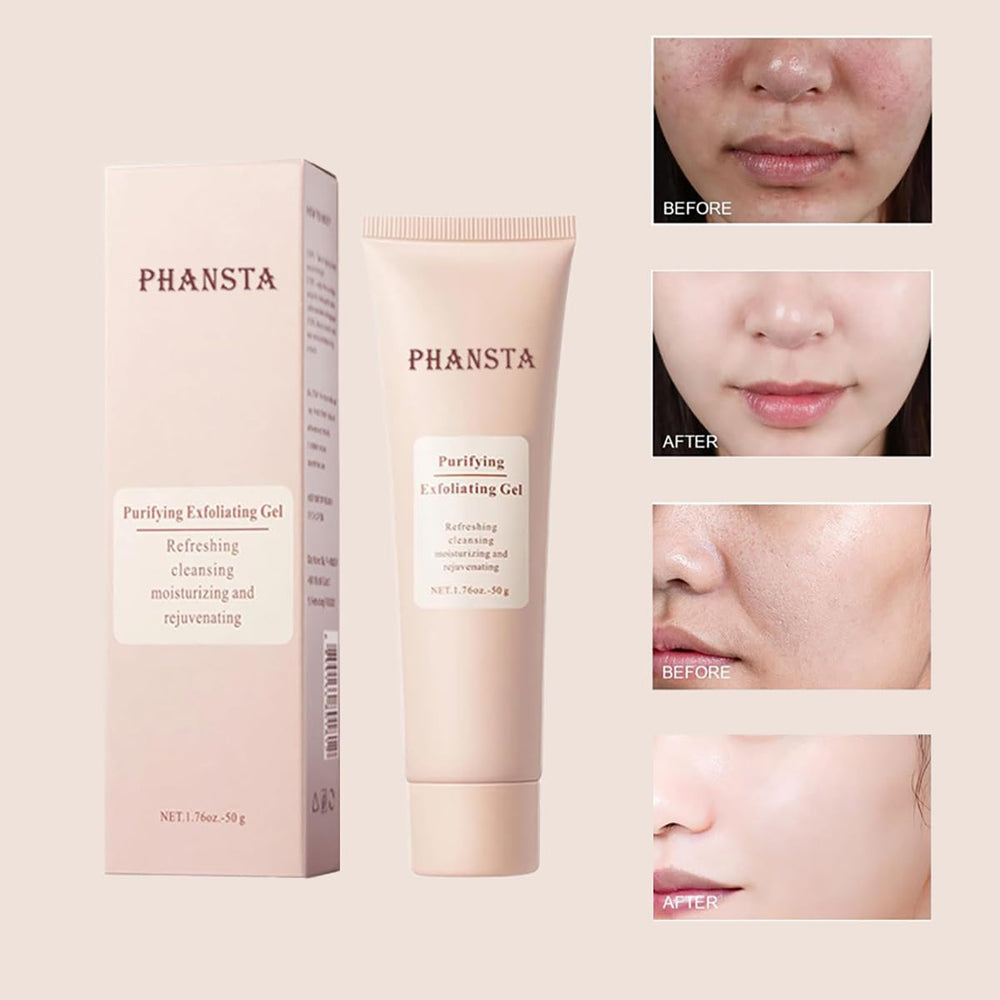Nichalous Purifying Exfoliating Gel 2-piece pack display for convenient routine.