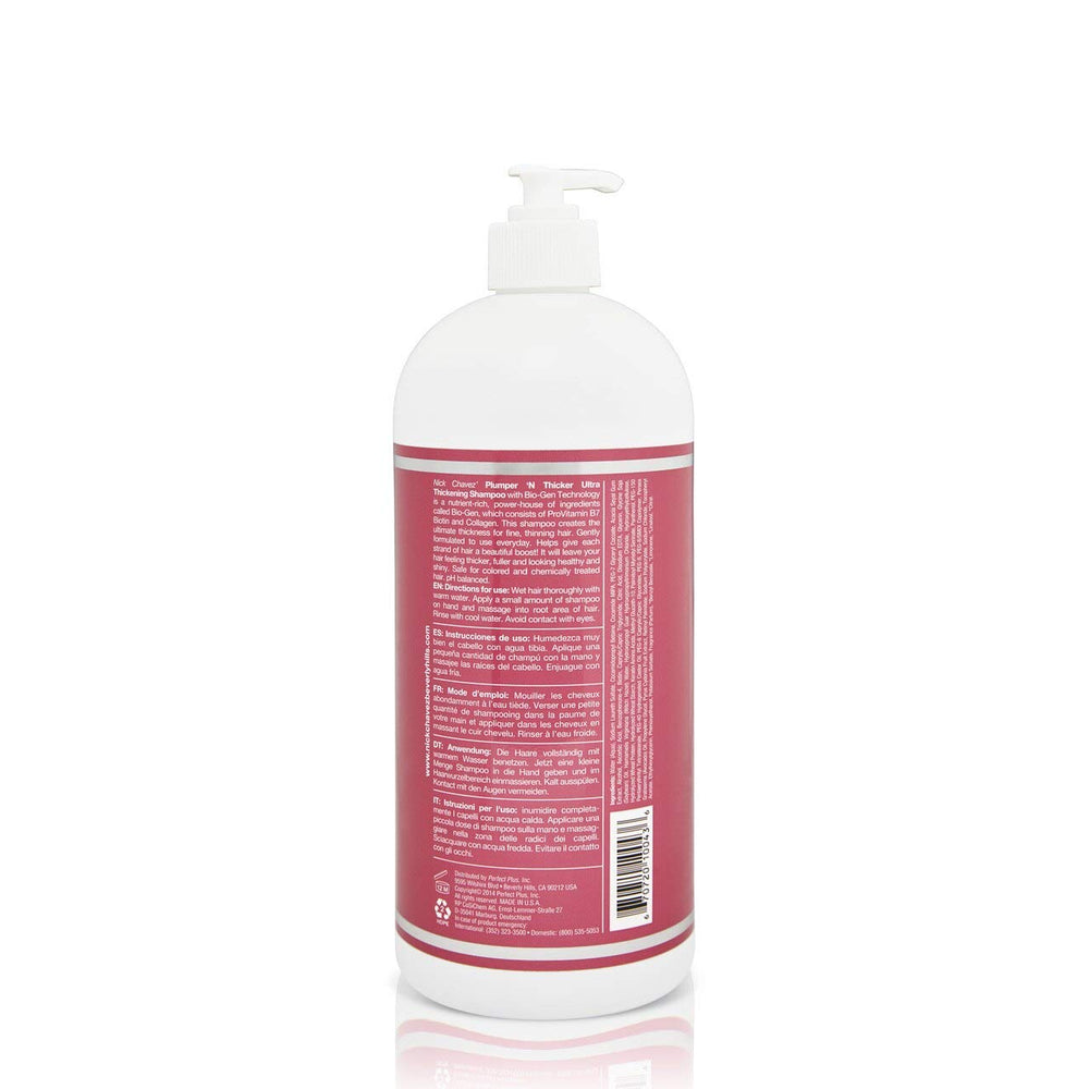 Nick Chavez Plumper N Thicker ingredients-bio-gen highlights nourishing formula.