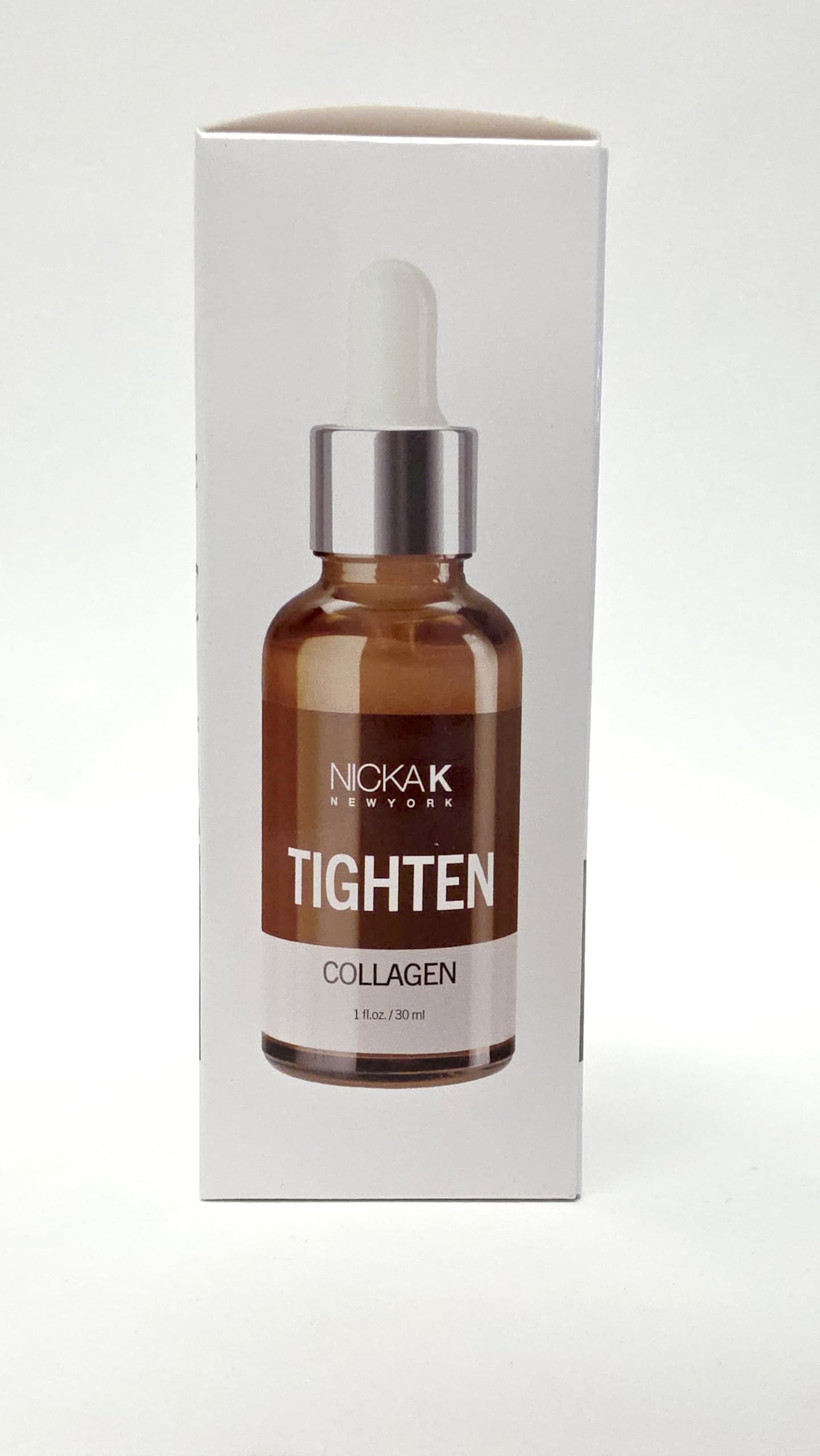 Close-up of SSAM03 collagen ampoule bottle showing a lightweight formula