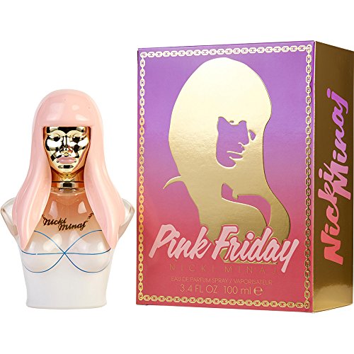 Nicki Minaj Pink Friday packaging and bottle present premium feminine allure.