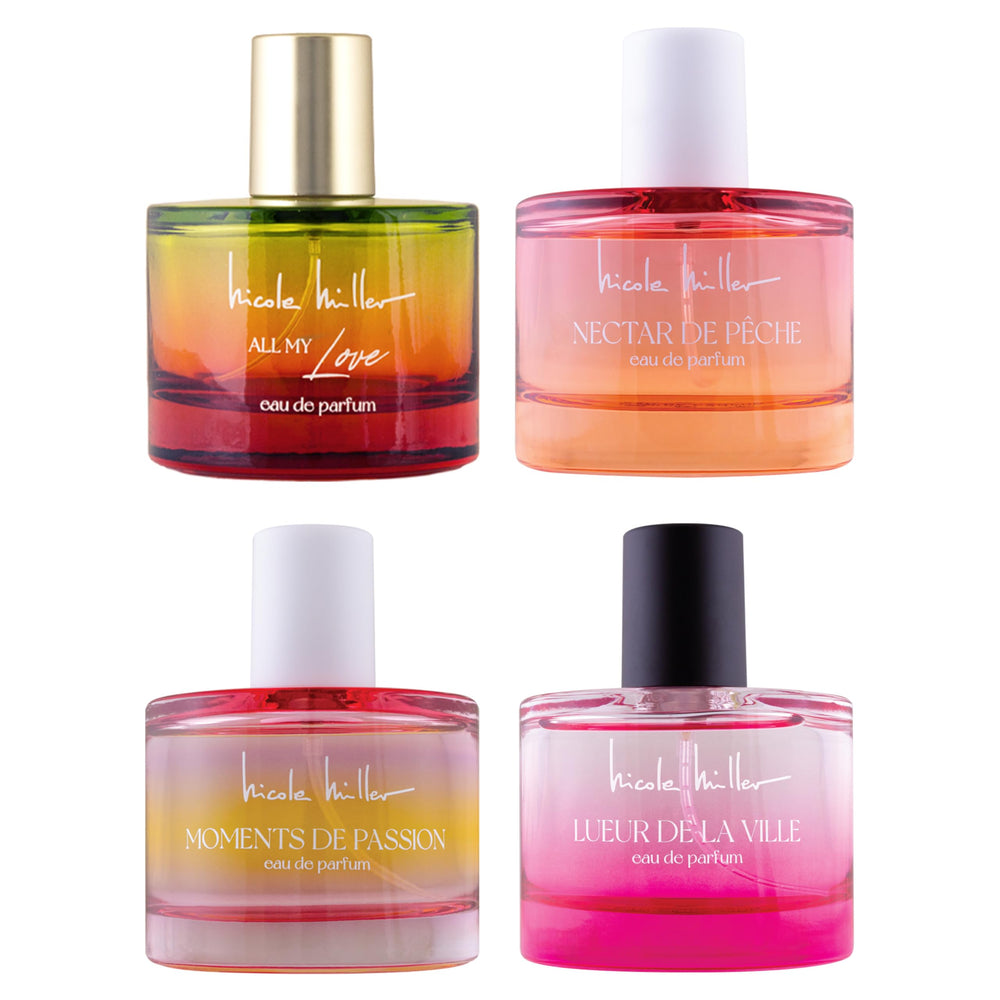 Nicole Miller Fleur de Memoires Nectar de Peche EDP bottle ideal for fruity moments