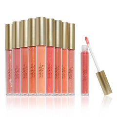 Nicole Miller New York lip gloss collection swatches for versatile day-to-night looks