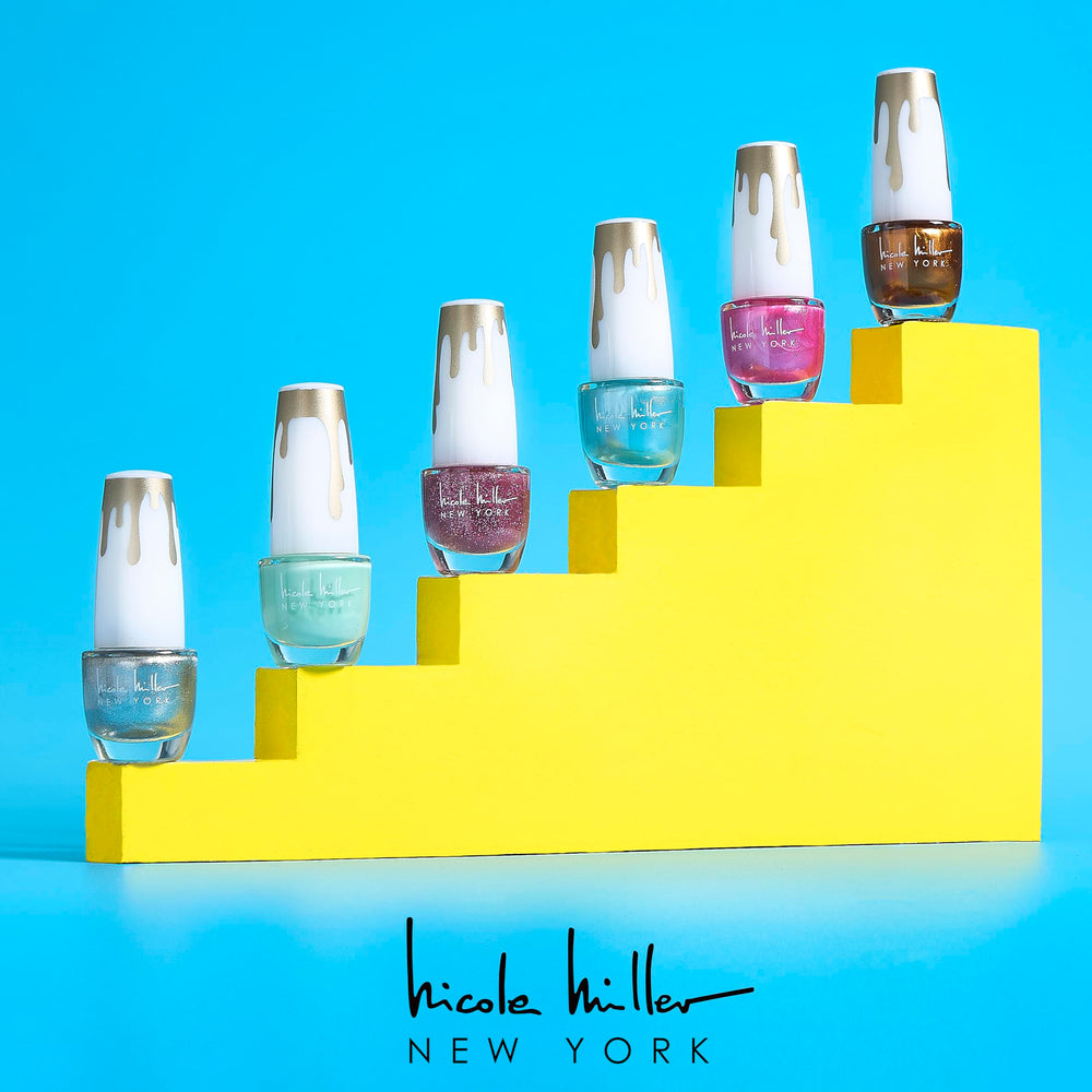 Nicole Miller New York bottle close-up highlights rich color payoff