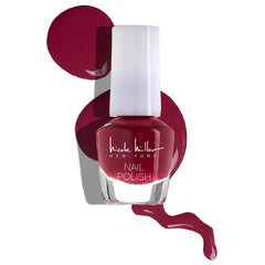 Nicole Miller New York glossy finish close-up showing bright nail shine.