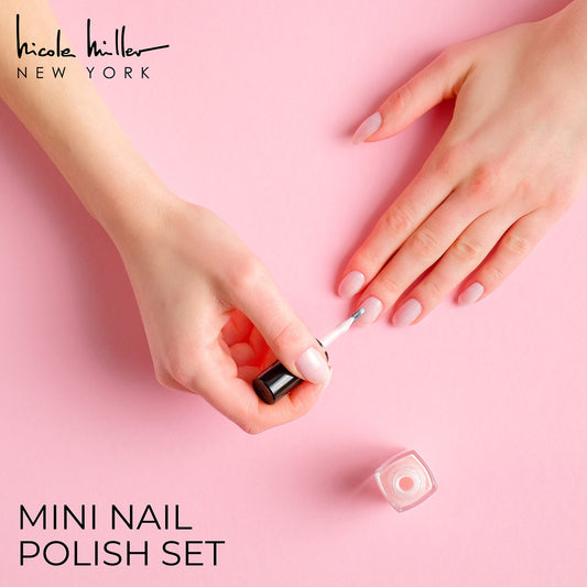Nicole Miller New York pink shade close-up with glossy finish for everyday wear.
