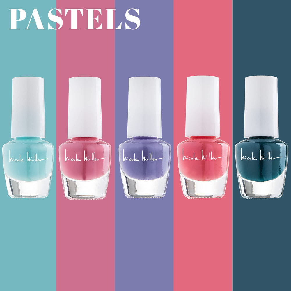 Nicole Miller New York mini nail polish gift box emphasizes a perfect gift idea.