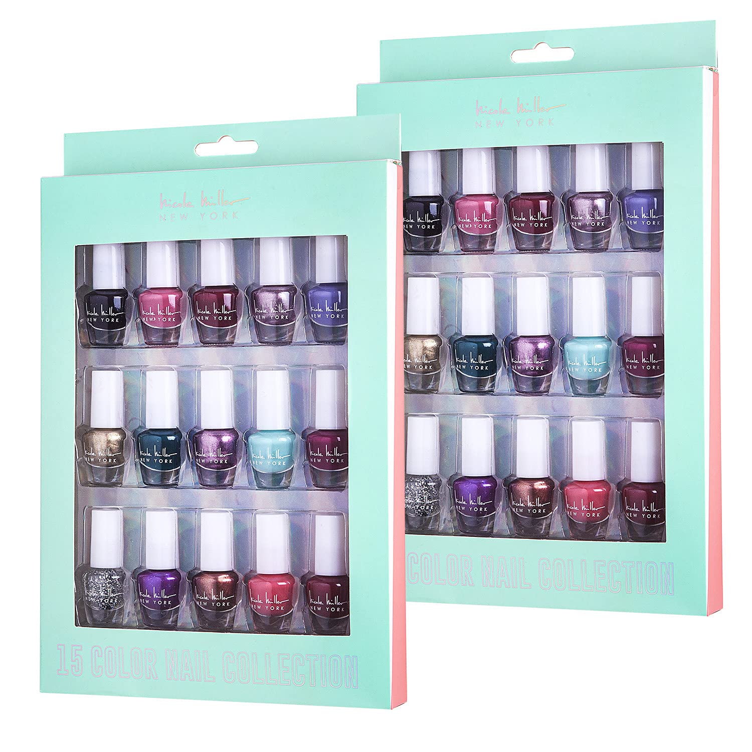 Nicole Miller New York compact two-pack delivers salon-ready shine for nails at home.