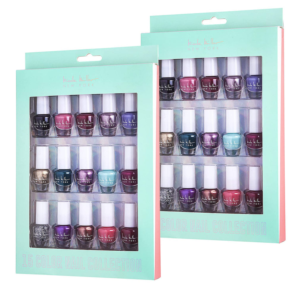 Nicole Miller New York compact two-pack delivers salon-ready shine for nails at home.