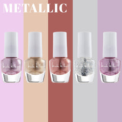 Nicole Miller New York shades range from bold to pastel for versatile nails.