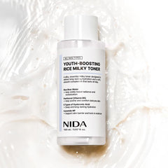NIDA Rice Milky Toner peptide complex softening skin texture