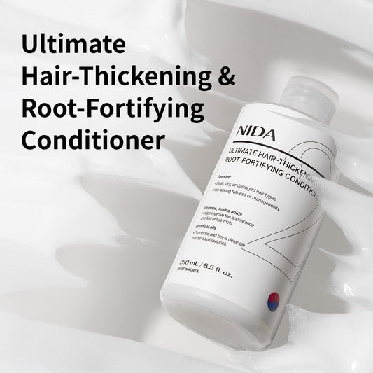 NIDA bottle label closeup highlights formulated for stronger roots