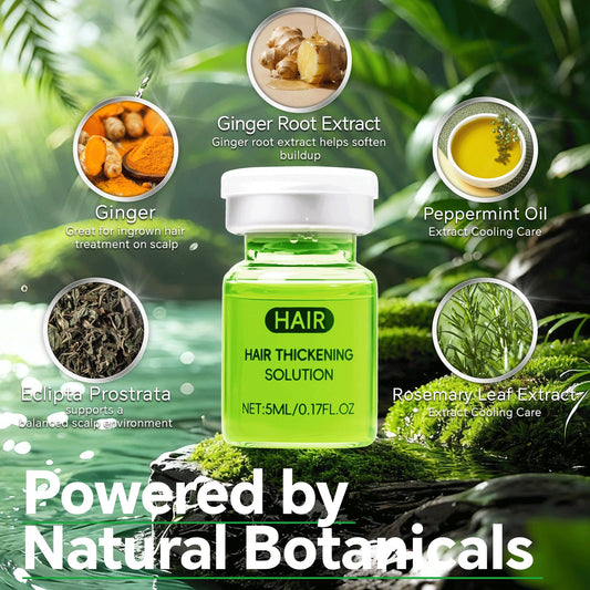 Nielies AlphaInfuse ginger root blend highlighting scalp refreshment and nourishment.