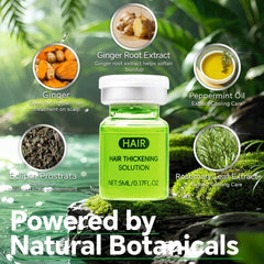 Nielies AlphaInfuse ginger root blend highlighting scalp refreshment and nourishment.
