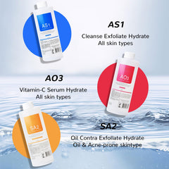 Nielies Aqua Peeling side-view shows compatible equipment and in-treatment comfort