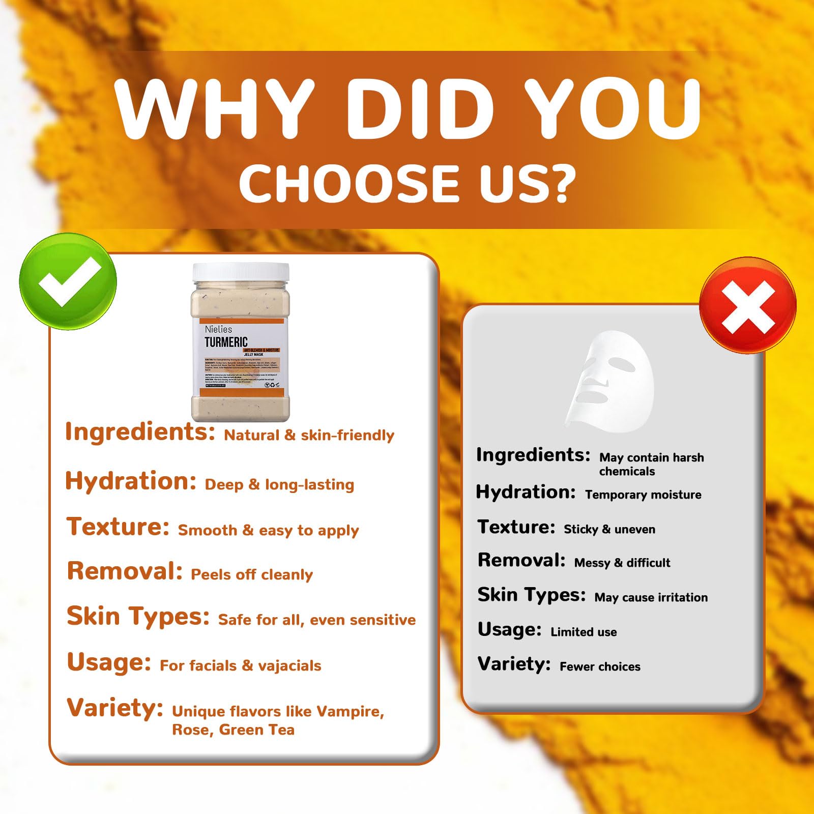 Nielies Jelly Mask at-home spa experience in minutes.
