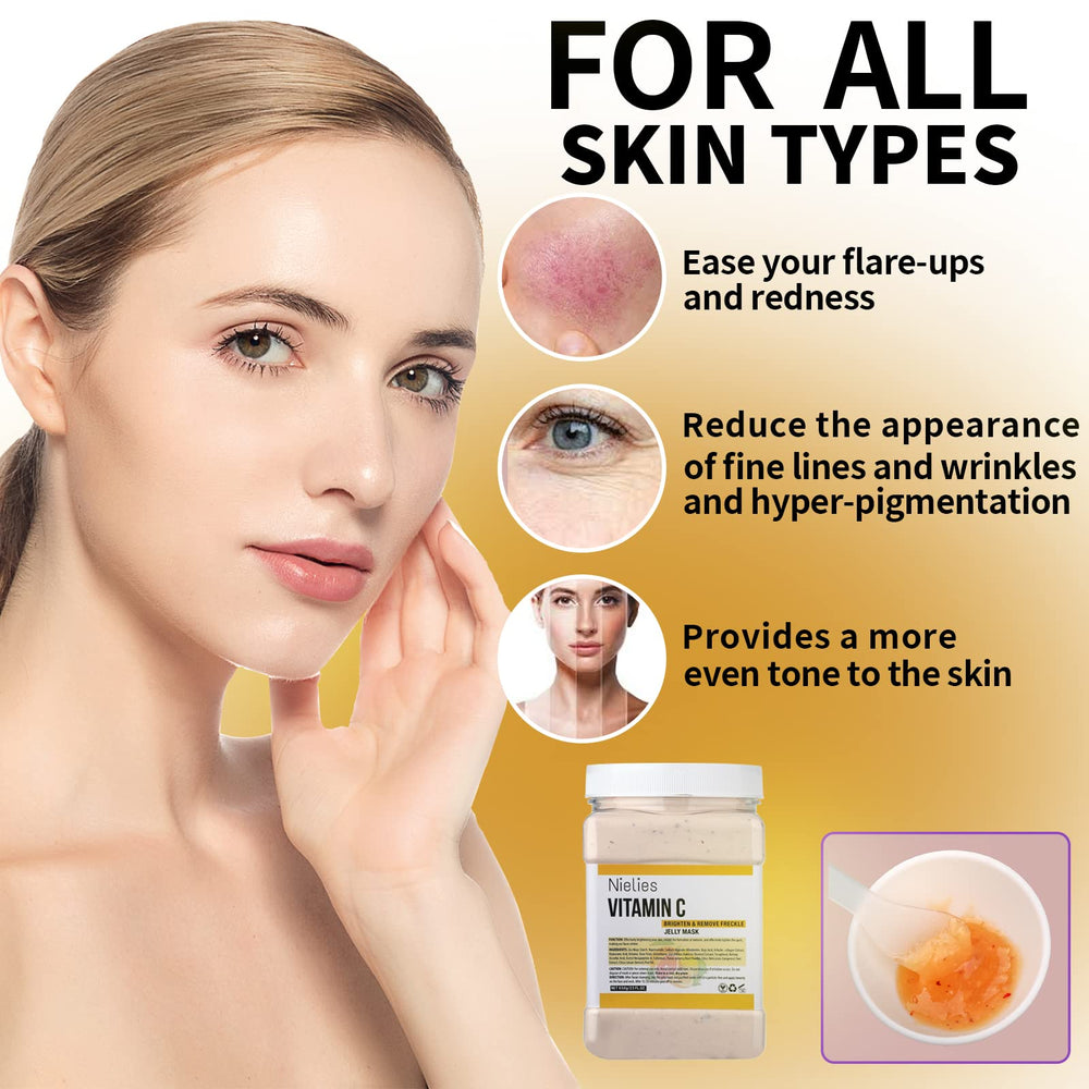 Nielies Jelly Mask with Vitamin C for brightness potential.