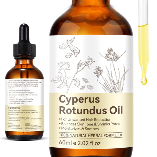 NIFEISHI Cyperus Rotundus Oil bottle pour for quick absorption during daily use.