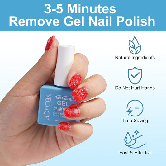 NIFEISHI remover bottle 15ml with foil-free design for easy use.