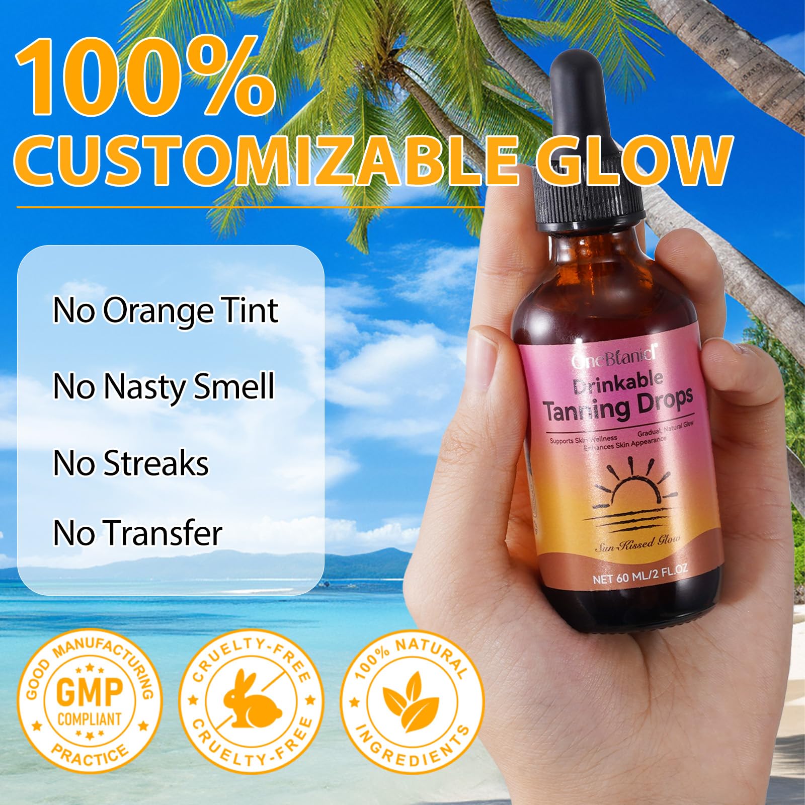 NIFEISHI sunless drops daily ritual for gradual tan