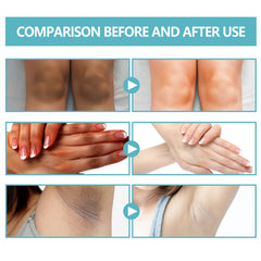 Nigrifix areola and neck area use demonstrates gentle daily skin care