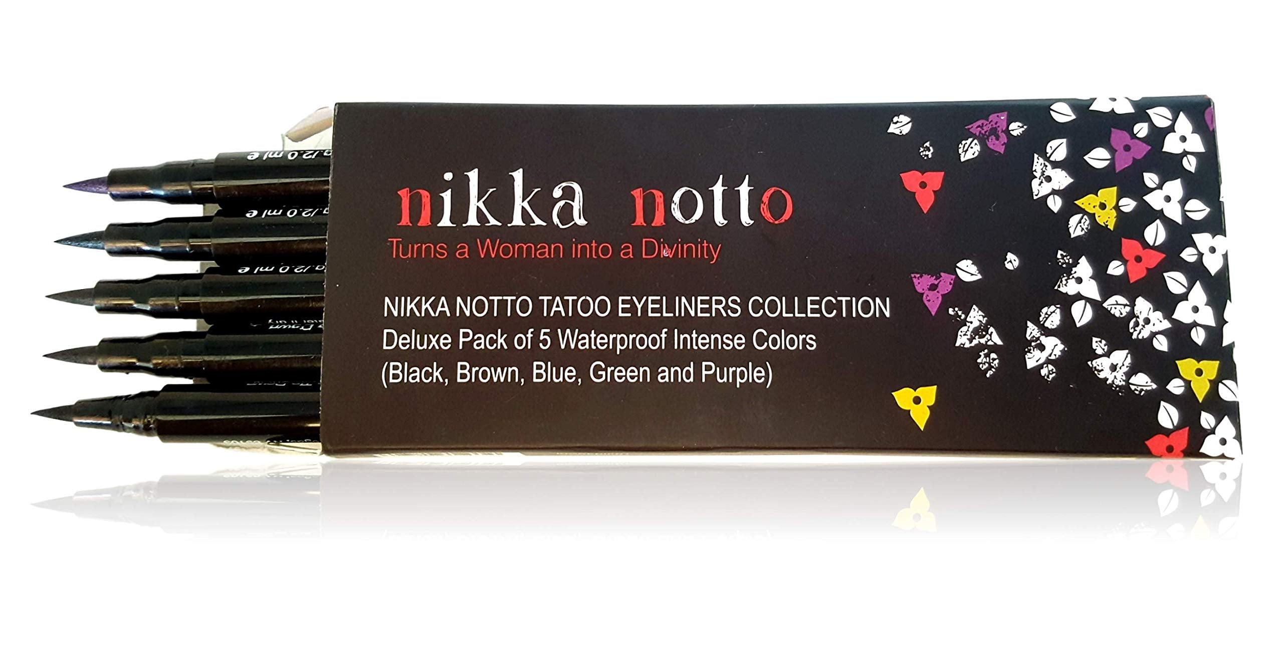 Nikka Notto purple eyeliner pen for bold look with smooth application