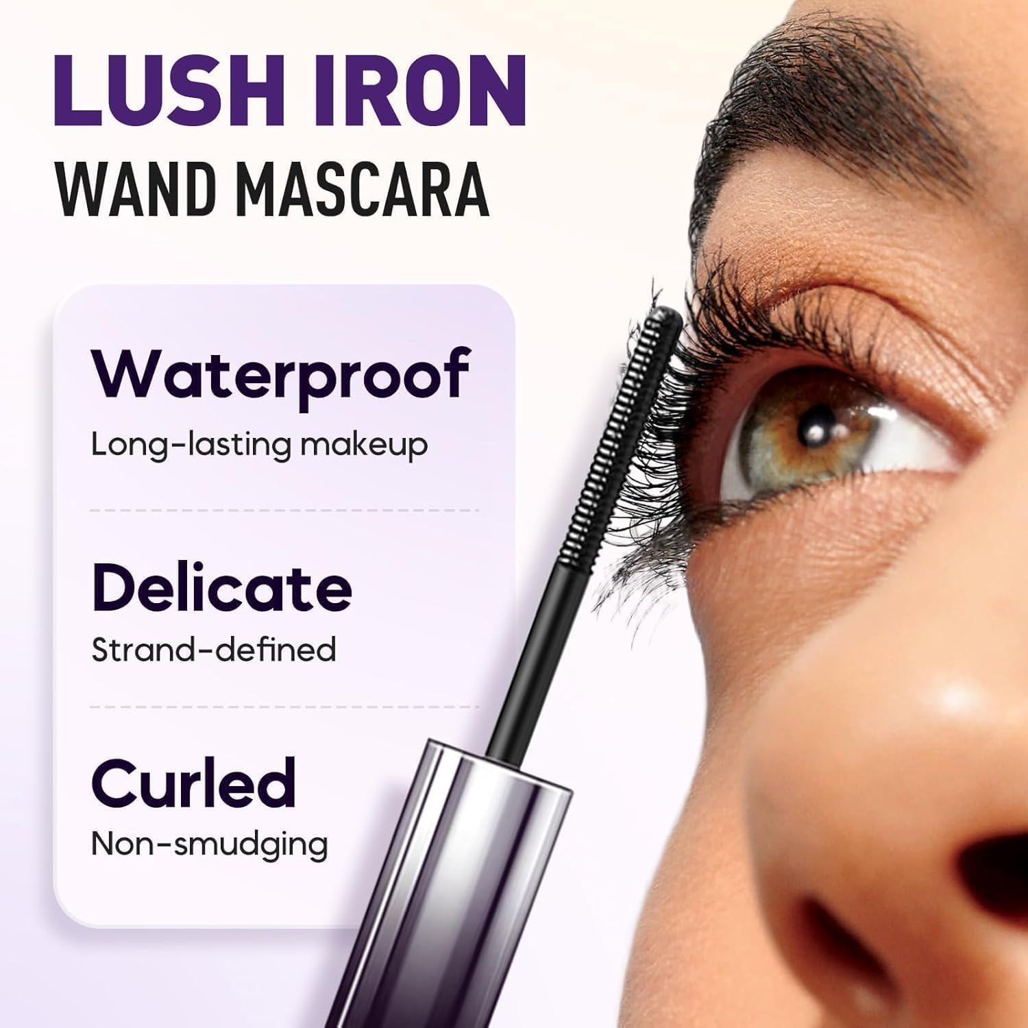Nine-Tailed Fox Iron Wand Mascara waterproof formula for smudge-free wear