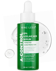 NINELESS azelaic serum bottle-pump for soothing redness-prone skin