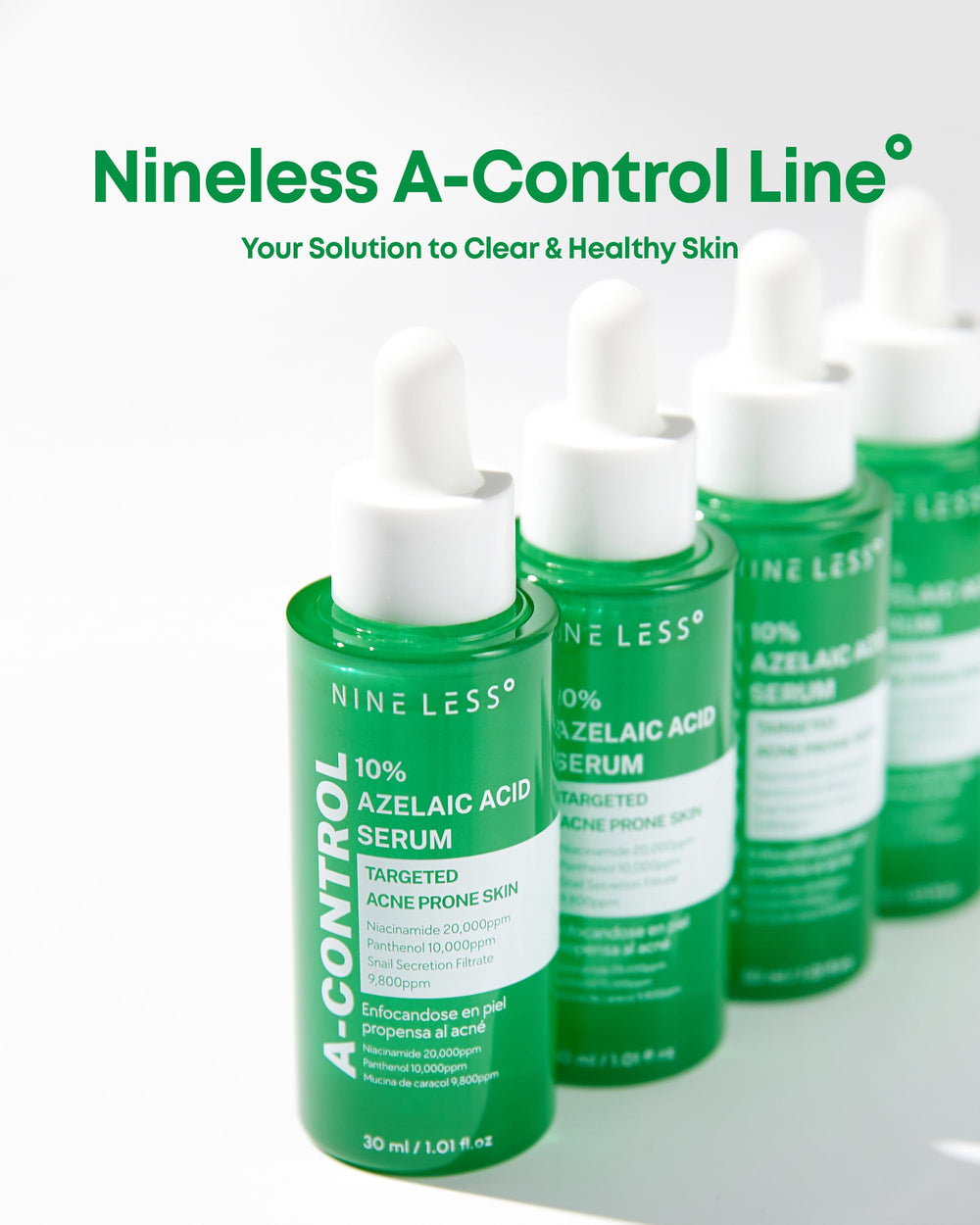 NINELESS niacinamide-dark-spot-correcting promotes even tone and post-blemish care