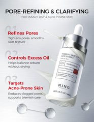 Close up of encapsulated salicylic acid beads for gentle exfoliation
