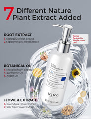 Calendula and argan oil in the formula soothe and balance oilier skin