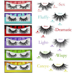Ninglash 30-pack mink lashes, style 4, bold fullness for party-ready eyes.