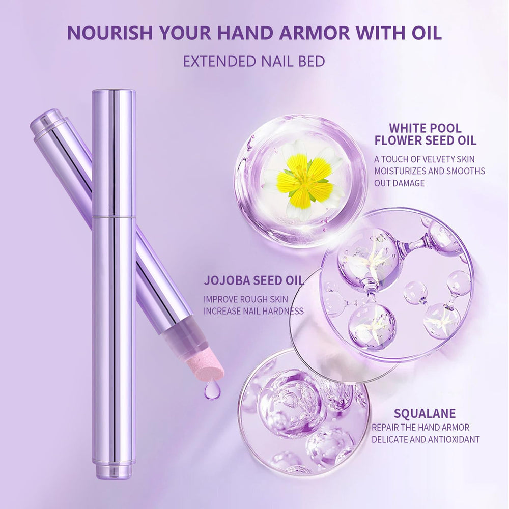 NIQZOPA 45-degree ceramic tip promotes safe, controlled cuticle removal.