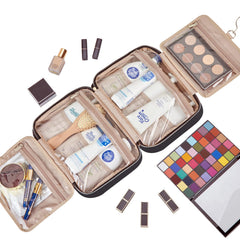 NISHEL compact design opened wide shows full capacity for trip planning
