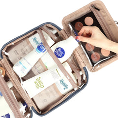 NISHEL interior with mesh pouches and elastic bands keeps bottles upright.