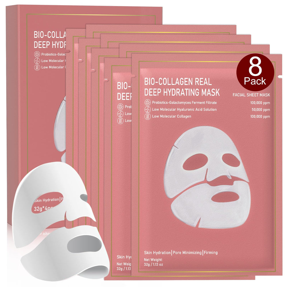 Nityrliv Bio-Collagen Real Deep Mask packaging ready for routine hydration