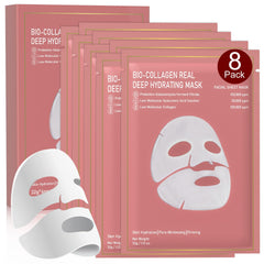 Nityrliv Bio-Collagen Real Deep Mask packaging ready for routine hydration