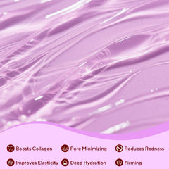 Nityrliv Collagen Face Mask close-up of hydrogel texture and pores