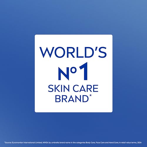 NIVEA Firming lotion on forearm showing smooth skin touch.
