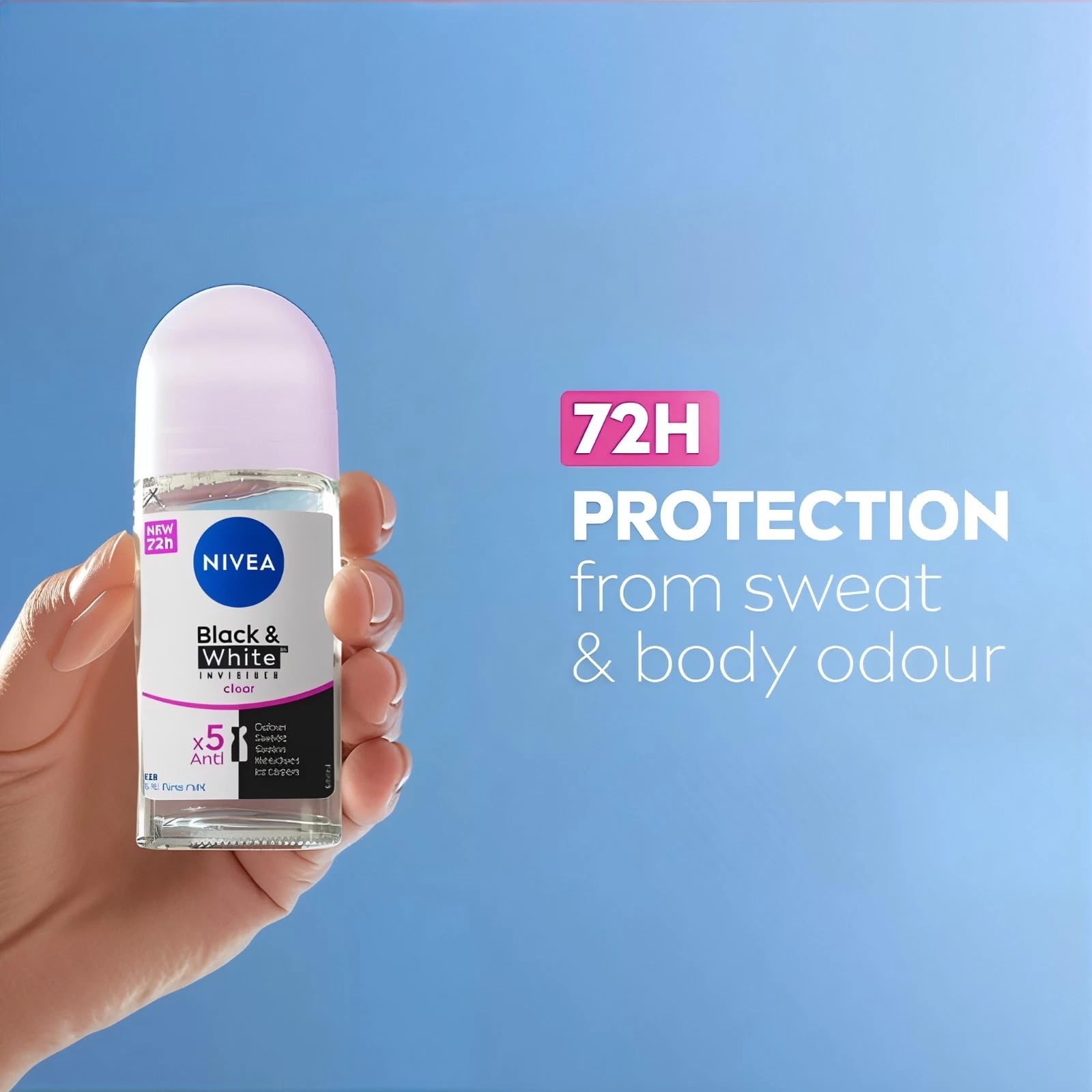 NIVEA Fresh Scent Roll-On 50ml with light fragrance for all-day freshness.