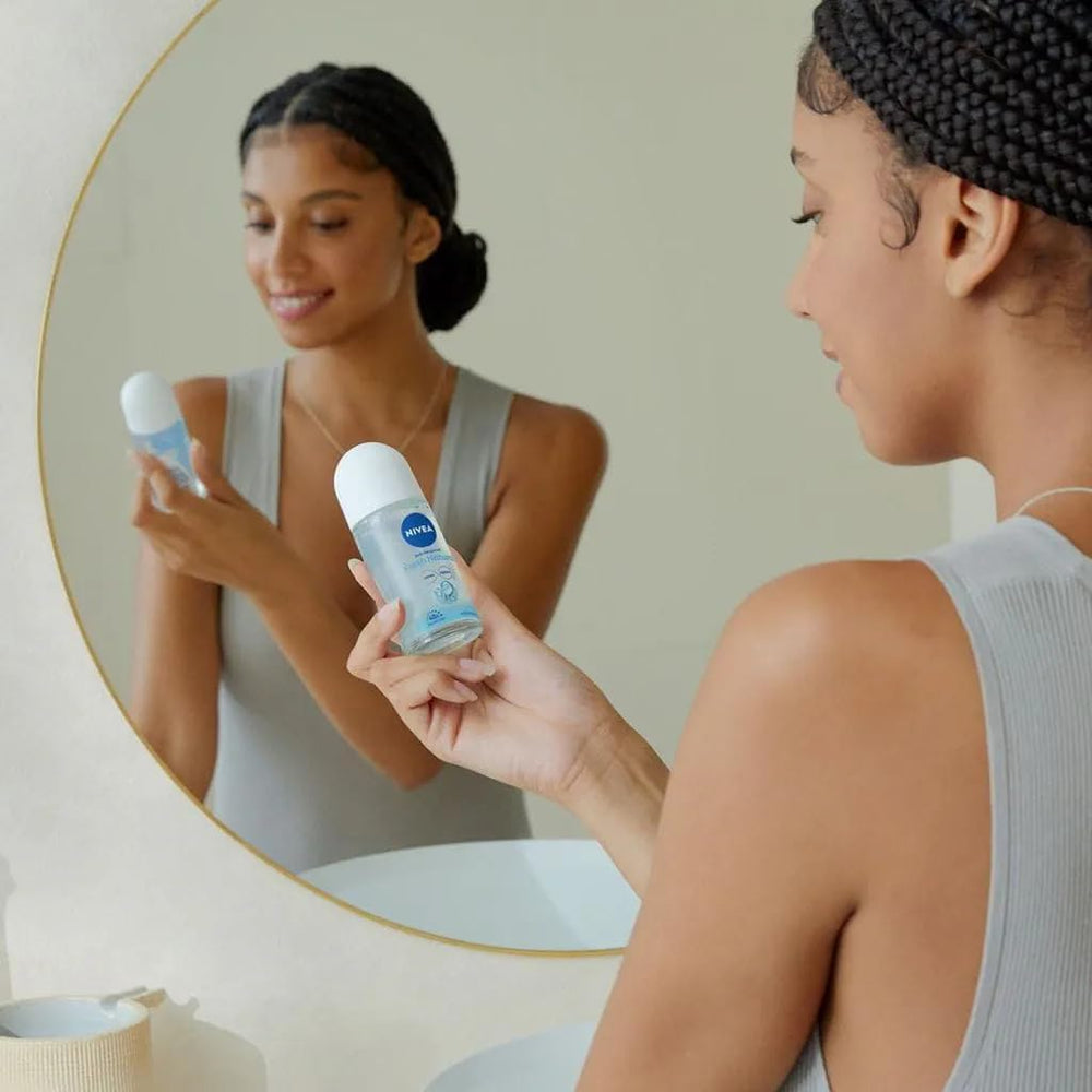 NIVEA Fresh Natural scent delivering a clean, long-lasting fragrance throughout the day.