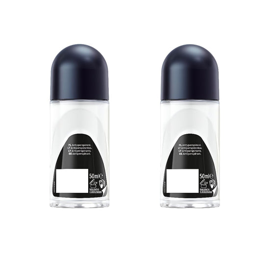 NIVEA Men Black & White Invisible Roll-On applying on skin for all-day freshness
