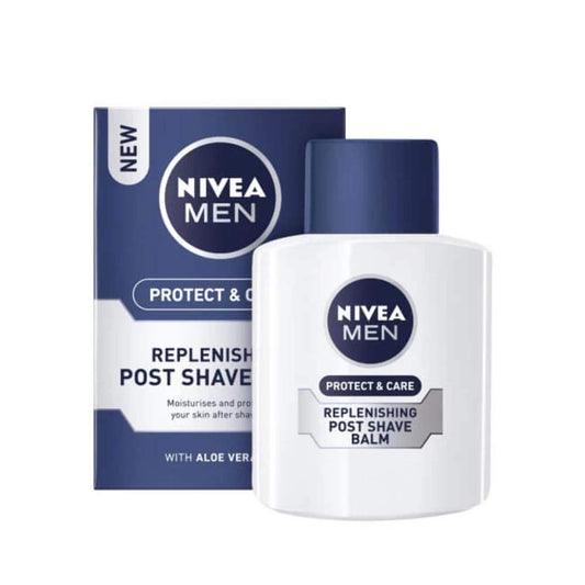 NIVEA Men post-shave balm bottle ready for soothing, long-lasting moisture