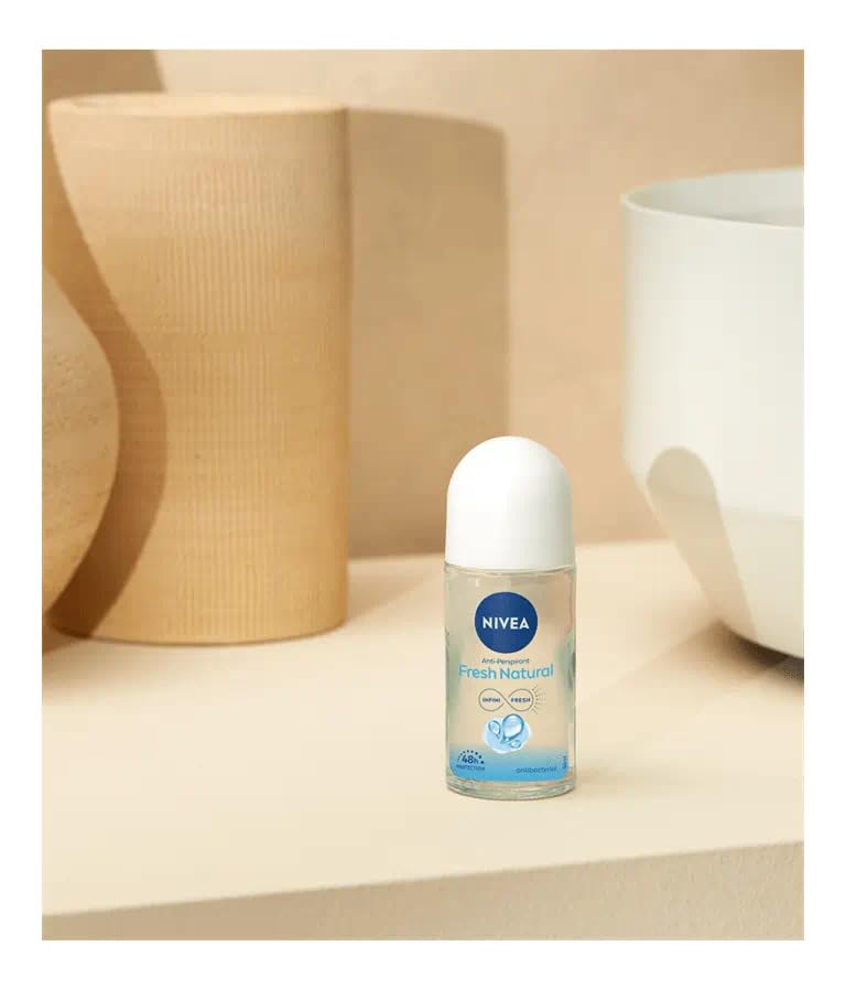NIVEA ocean extract formula offers gentle skin care for sensitive underarms.