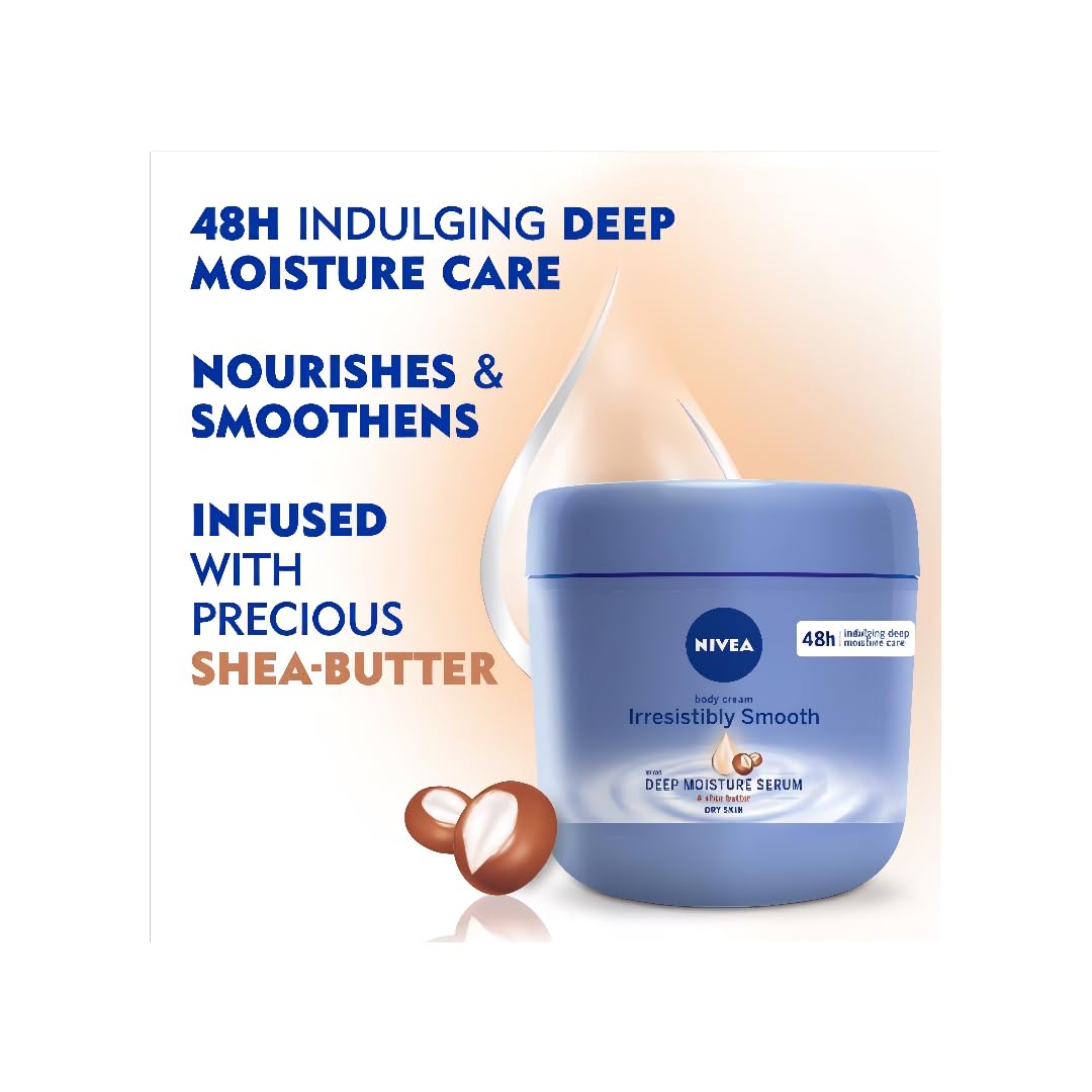 NIVEA quick-absorbing non-greasy formula displayed for effortless application.