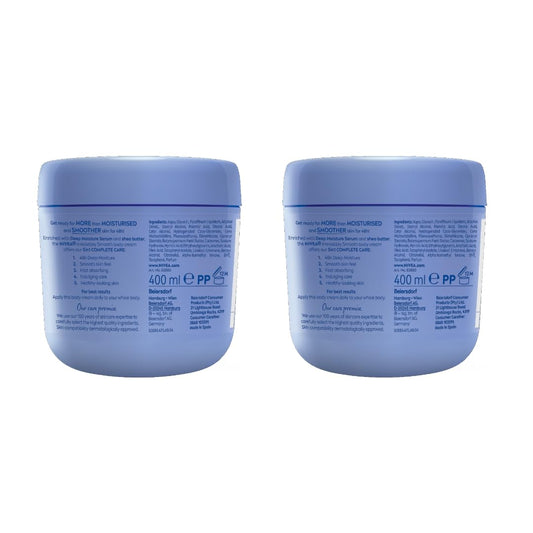 NIVEA Shea butter close-up highlighting rich moisturization for dry skin.
