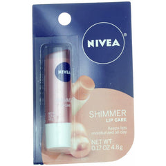 NIVEA Shimmer Radiant Lip Care pack of five tubes adds subtle glow
