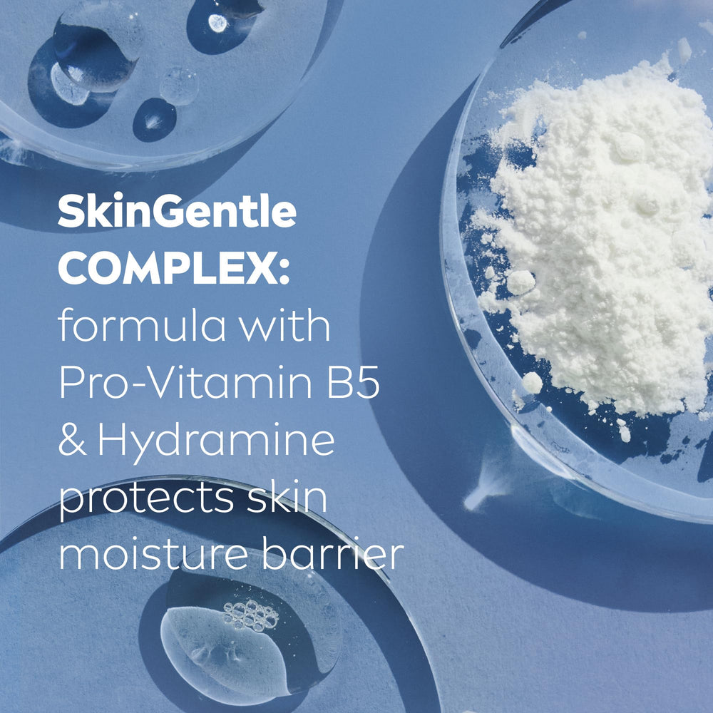 NIVEA SkinGentle Complex with Pro-Vitamin B5 on the wipe formula.