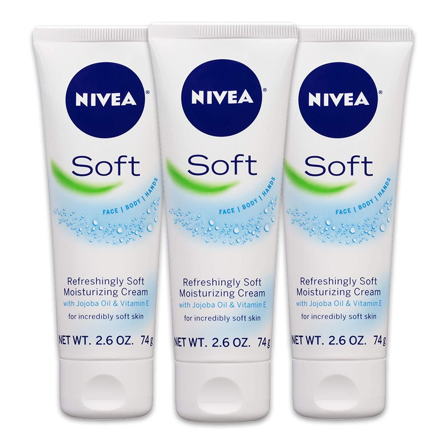 NIVEA Soft creme applied on arm for quick absorption